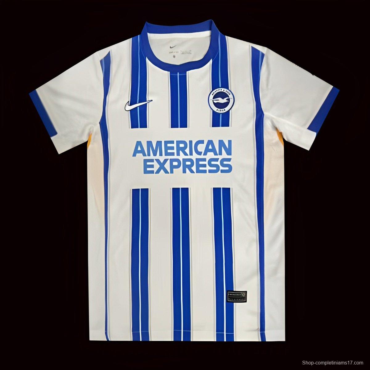 24/25 Brighton Hove Albion Away White Jersey