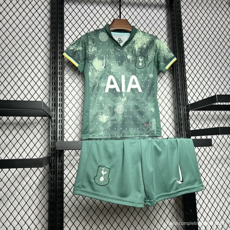 24/25 Kids  Tottenham Hotspur Third Green Jersey