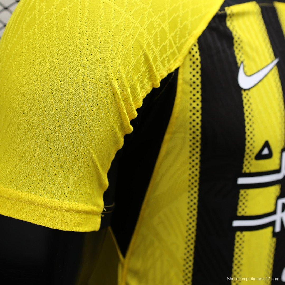 Player Version 24/25 Al-Ittihad Home Jersey