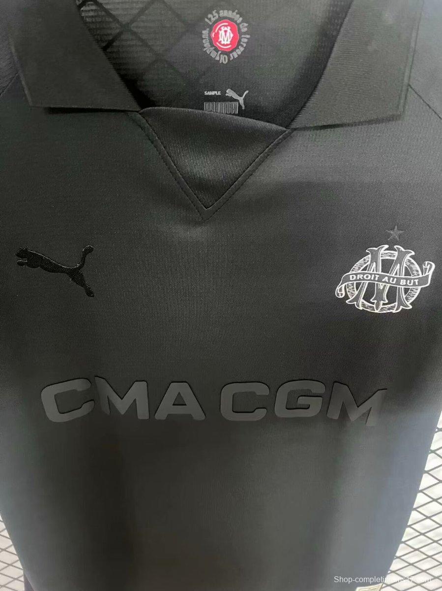 24/25 Olympique Marseille Black 125th Goalkeeper Jersey