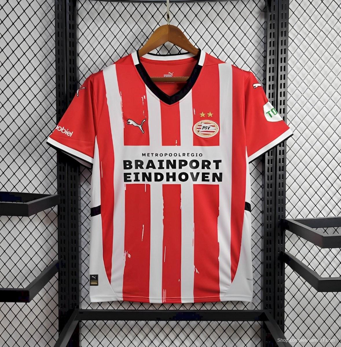 24/25 PSV Eindhoven Home Jersey