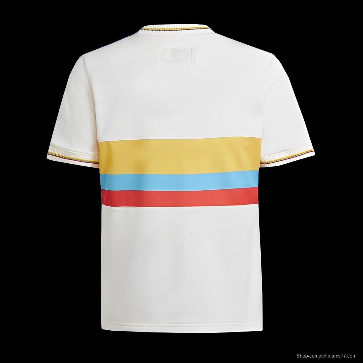 2024 Colombia White 100Th Anniversary Jersey