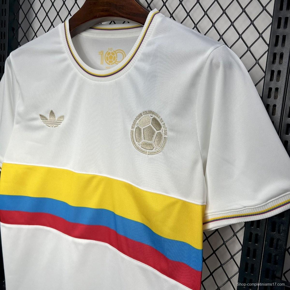 2024 Colombia White 120Th Anniversary Jersey