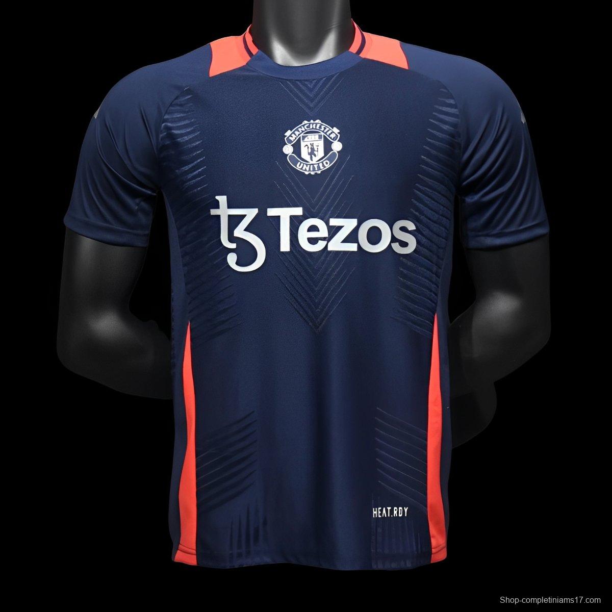 Player Version 24/25 Manchester United Navy Pre-Match Jersey