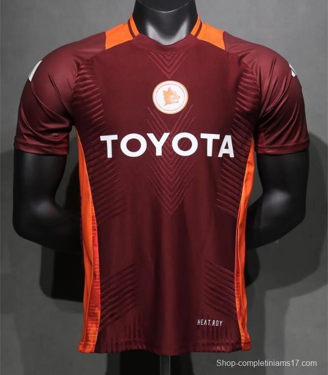 Player Version 24/25 AS Roma Home Pre-Match Jersey