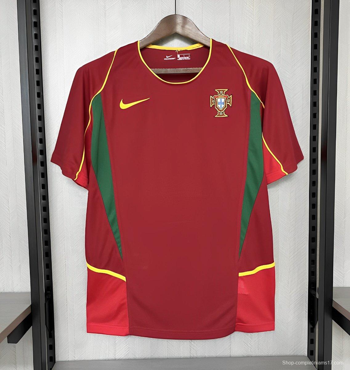 2002 Retro Portugal Home Jersey