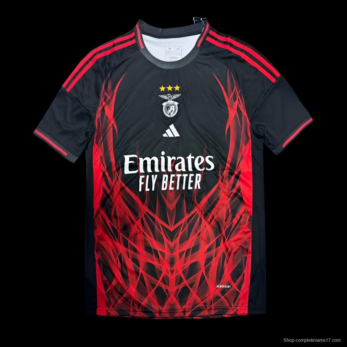 25/26 Benfica Away Black Concept Jersey