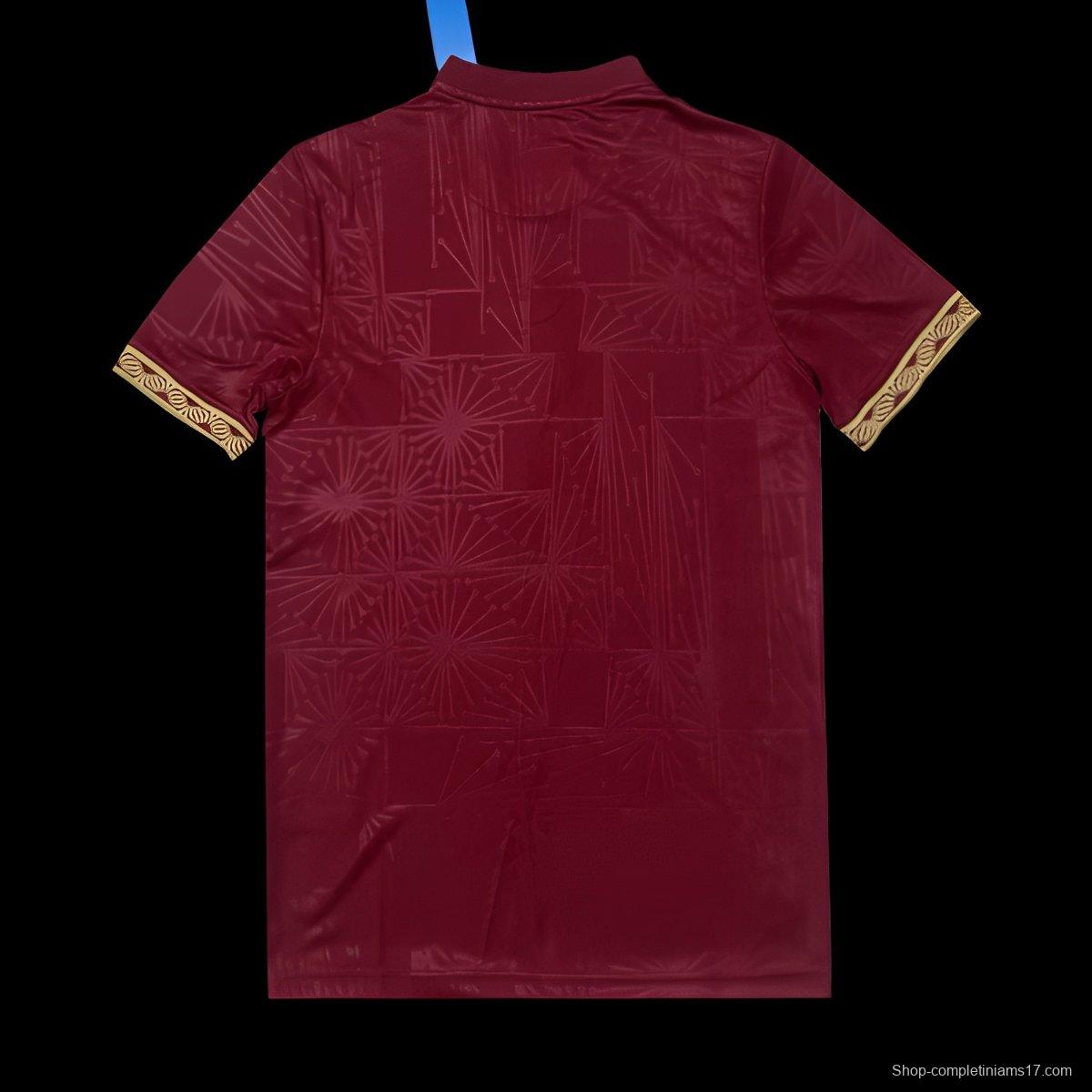 2025 Mexico Gold Cup Wine Jersey