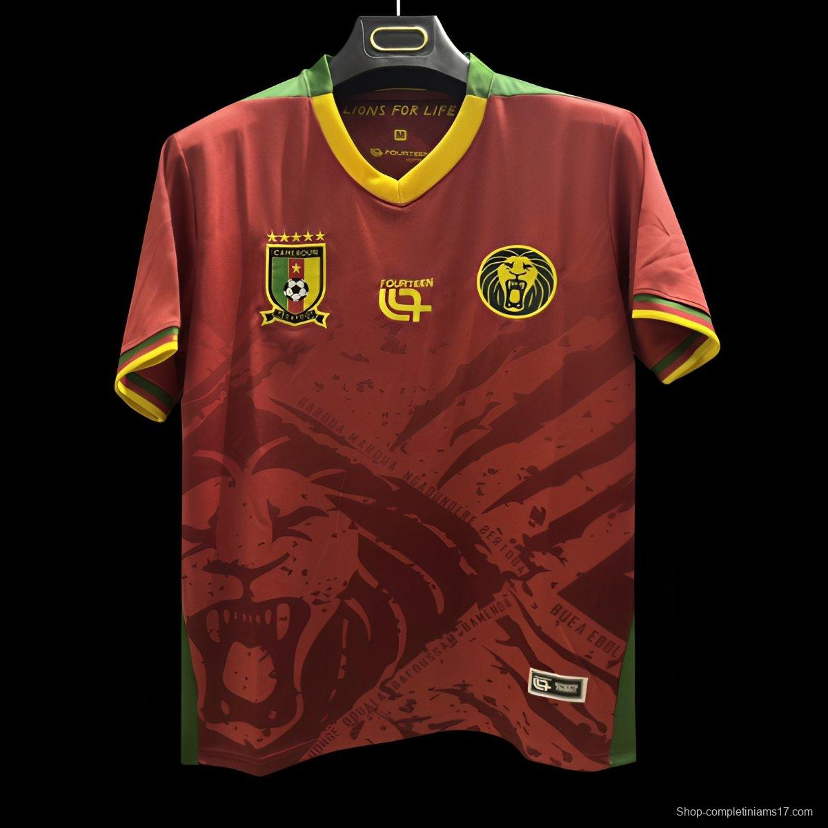 2025 Cameroon Wine Pre-Match Jersey