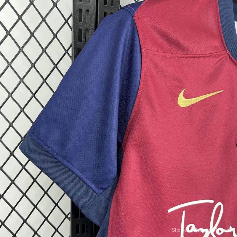 24/25 Barcelona x Taylor Swift Home Special Jersey