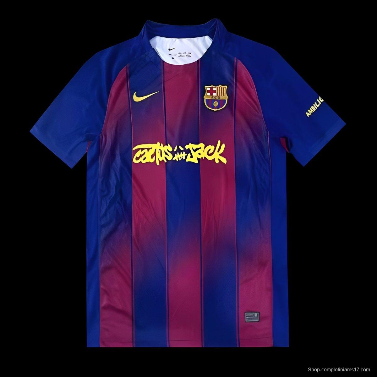 25/26 Barcelona  x Travis Scott Home Jersey