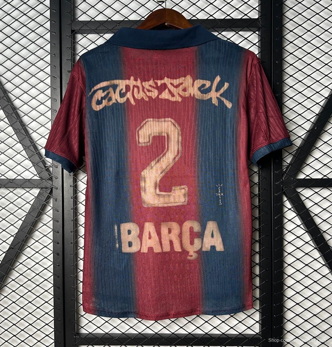 Player Version 25/26 Barcelona Travis Scott Special Jersey