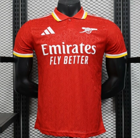 Player Version 25/26 Arsenal RED POLO Jersey