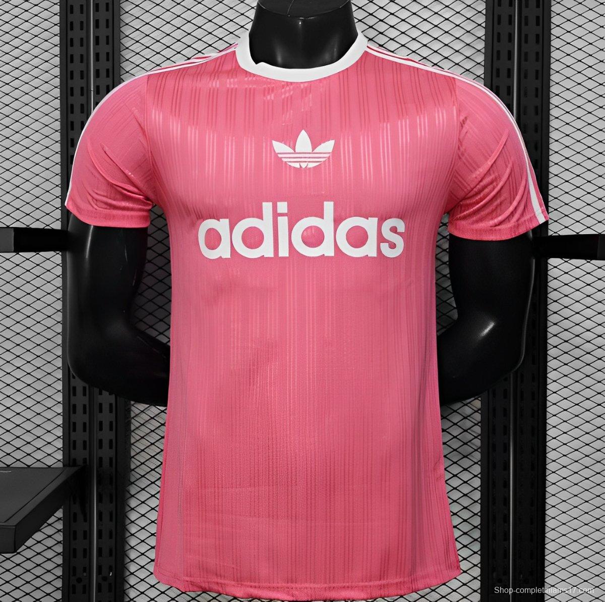 Player Version 2025 Adidas Original Pink T-Shirt