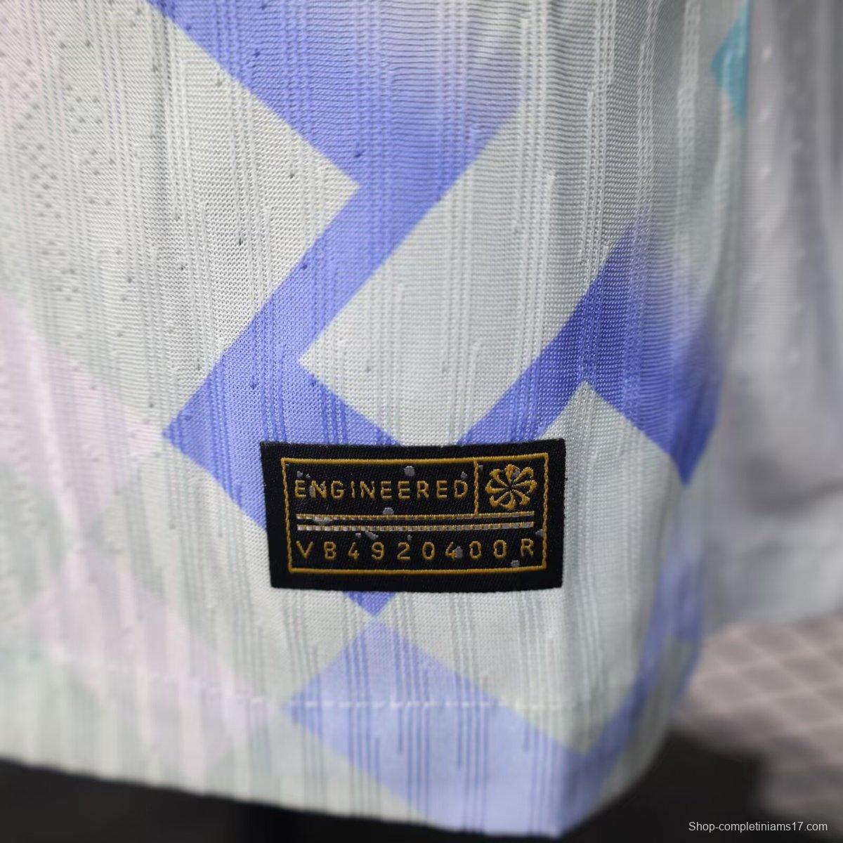 Player Version 25/26 Inter Milan Away WHITE Long Sleeve Jersey