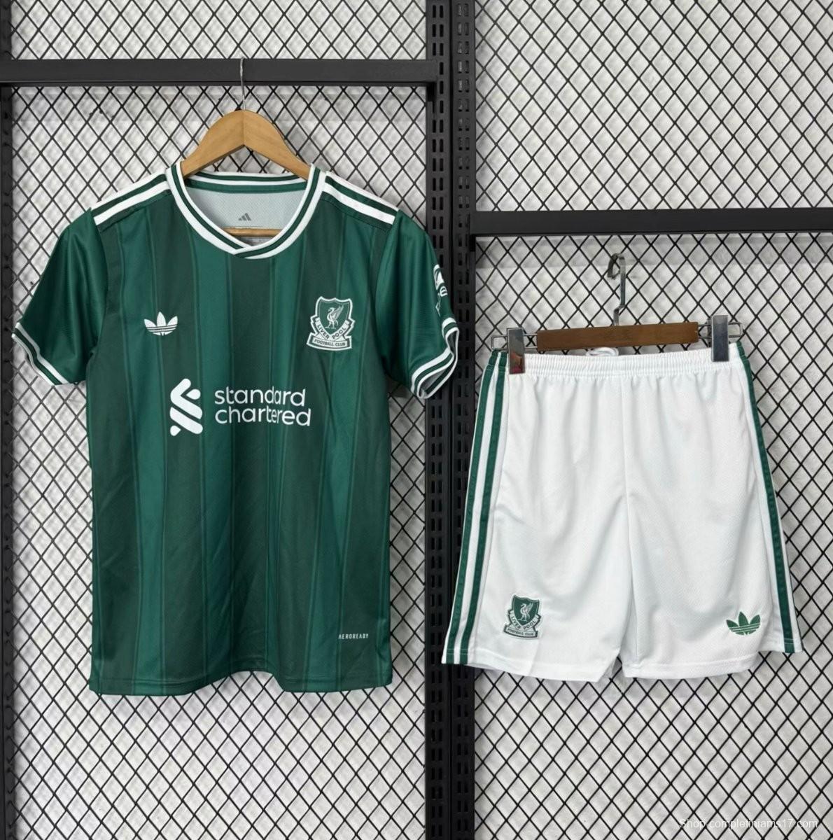 25/26 Kids Liverpool Third Green Jersey