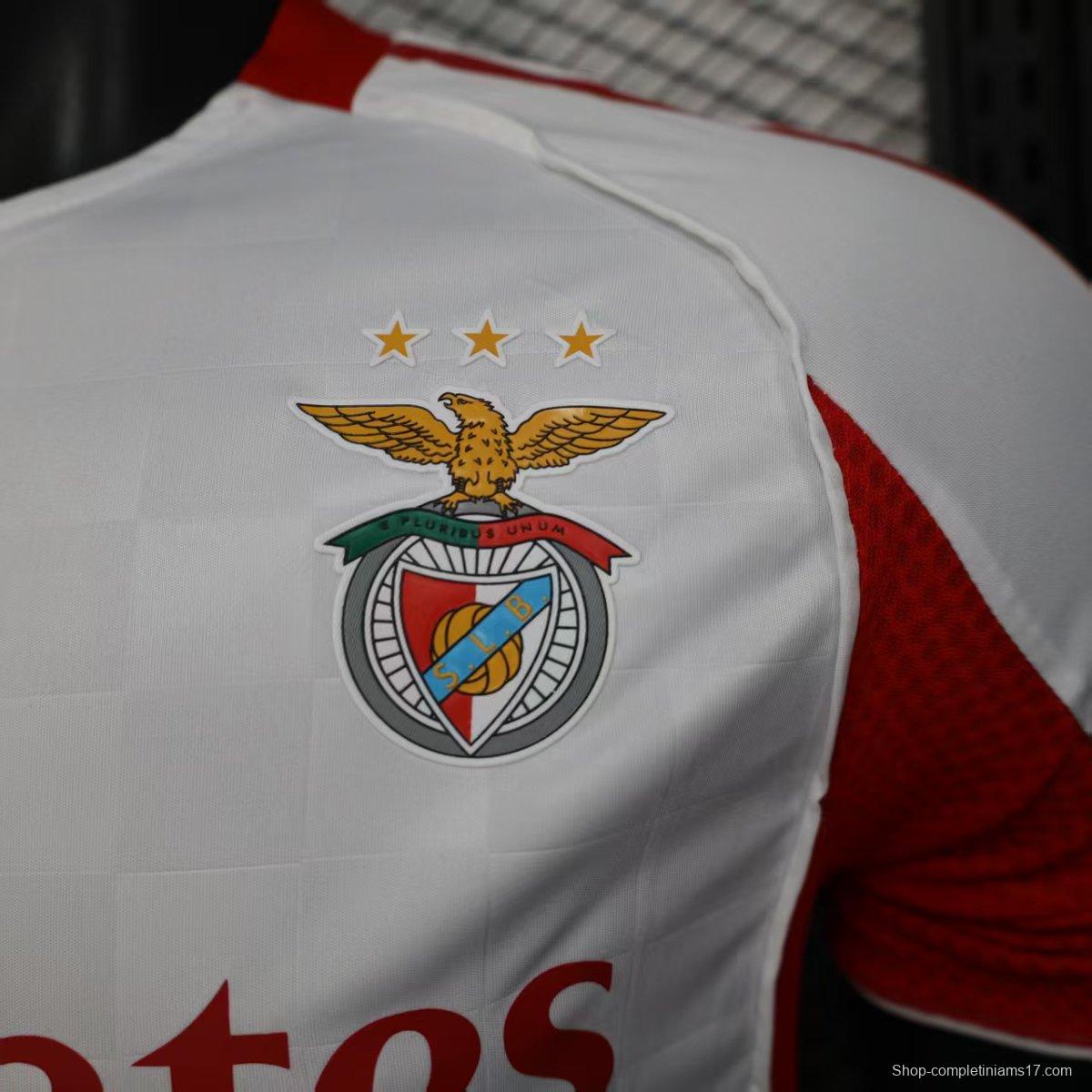 Player Version 25/26 Benfica Third WHITE Jersey