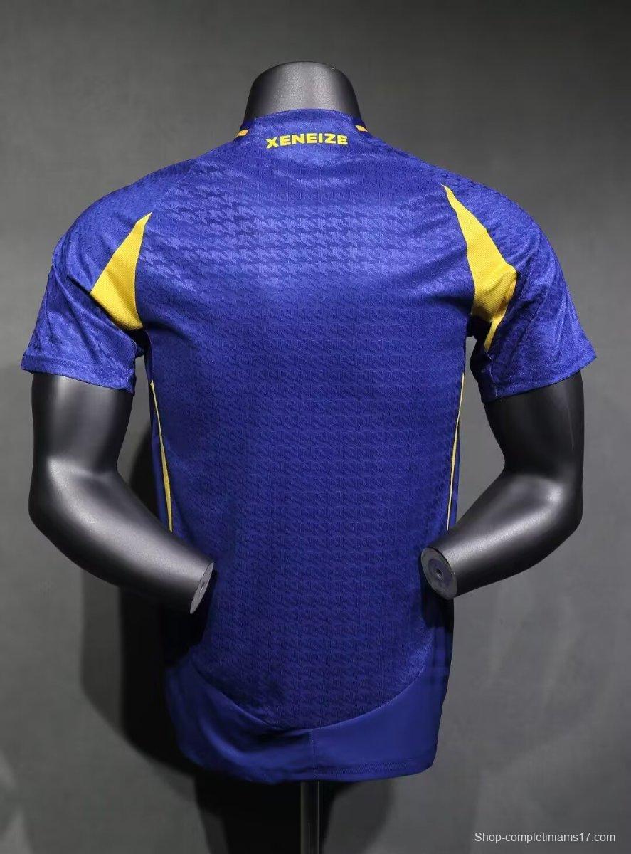 Player Version 25/26 Boca Juniors Blue/Yellow Special Jersey