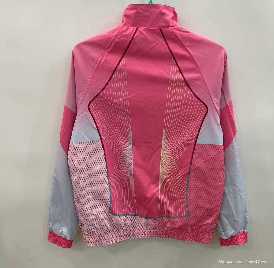 25/26 Barcelona Pink/Blue Reversible Windbreaker
