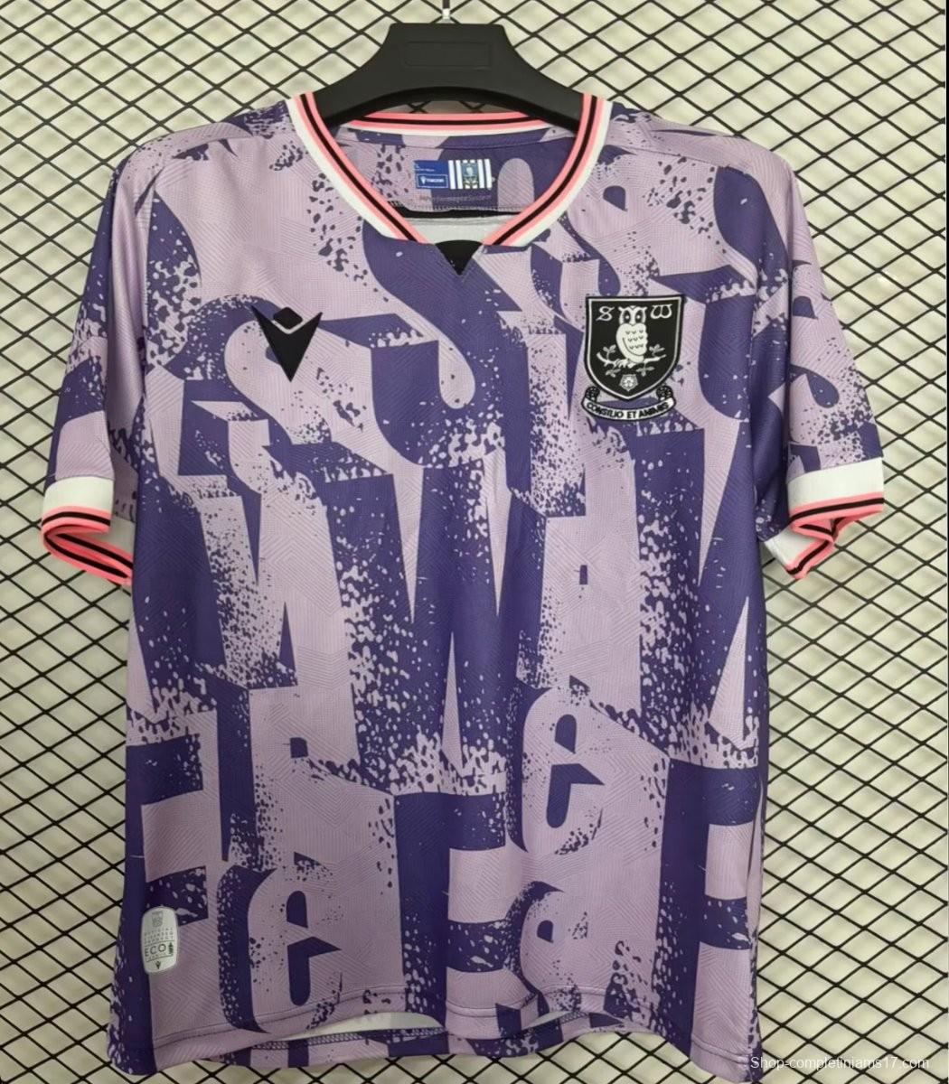 25/26 Sheffield Wednesday Away Purple Jersey