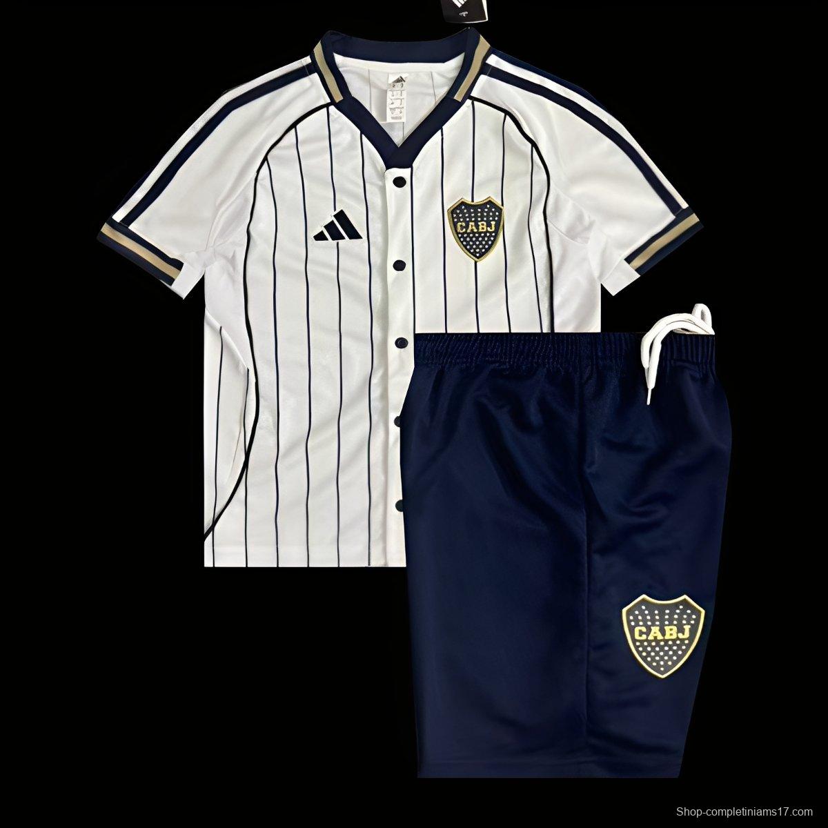 25/26 Kids Boca Juniors US Pack Baseball Jersey