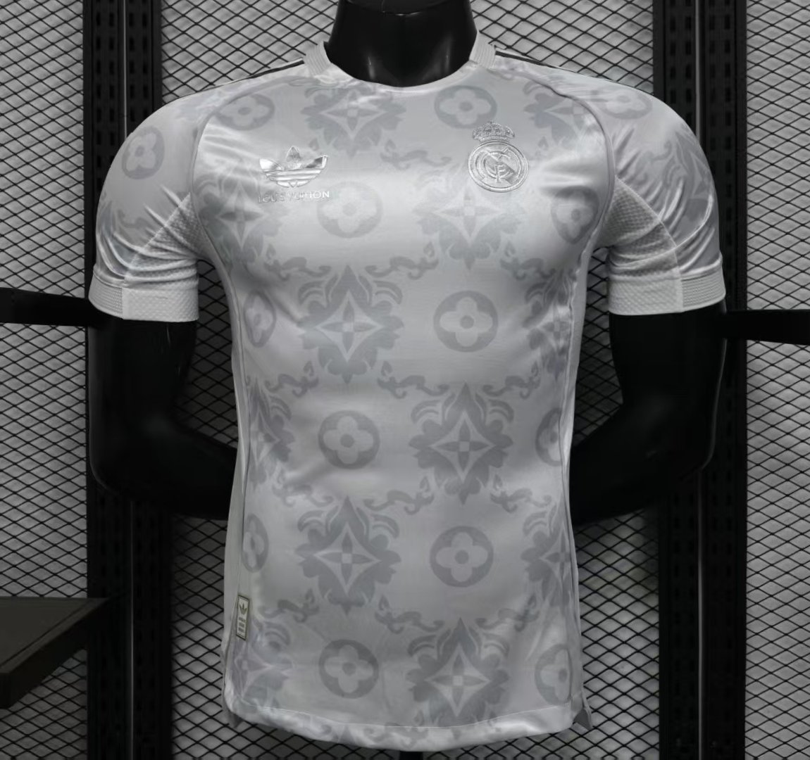 25/26 Player Version  Real Madrid Special Edition White Jersey