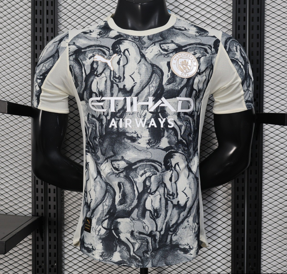 Player Version 25/26 Manchester City 2026 'Year of the Horse' Special Jersey
