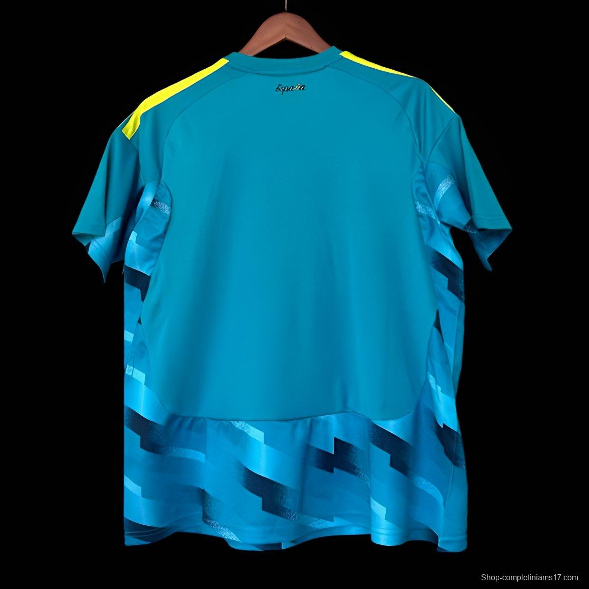 2026 Spain Blue Goalkeeper Jersey
