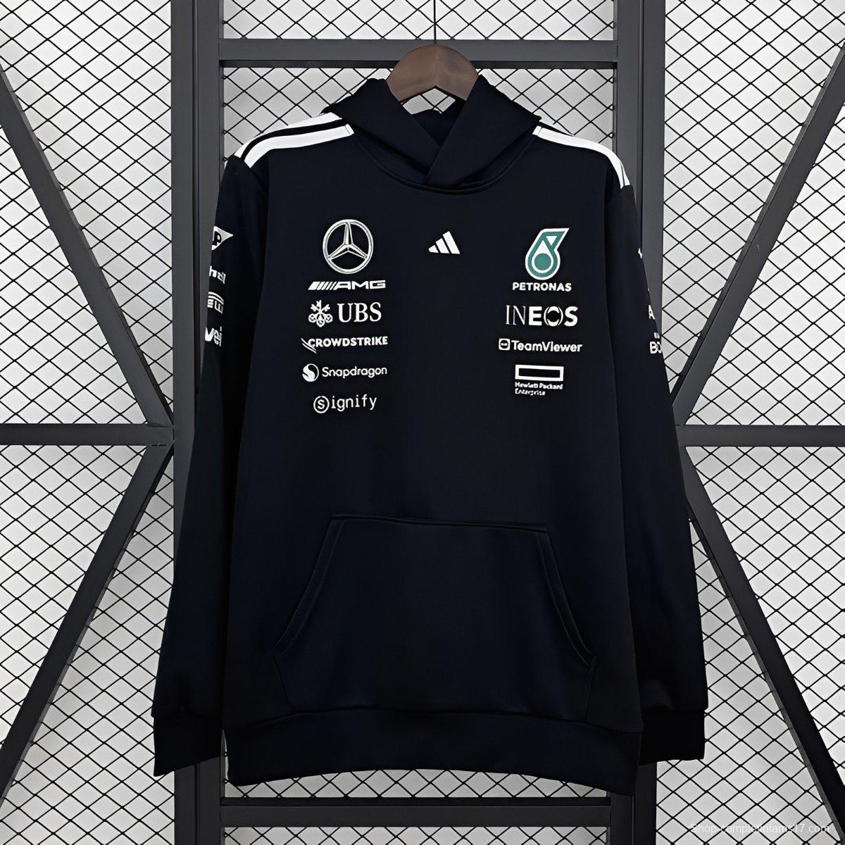 2026 F1 Mercedes-AMG Petronas F1 Team Black Hoodie