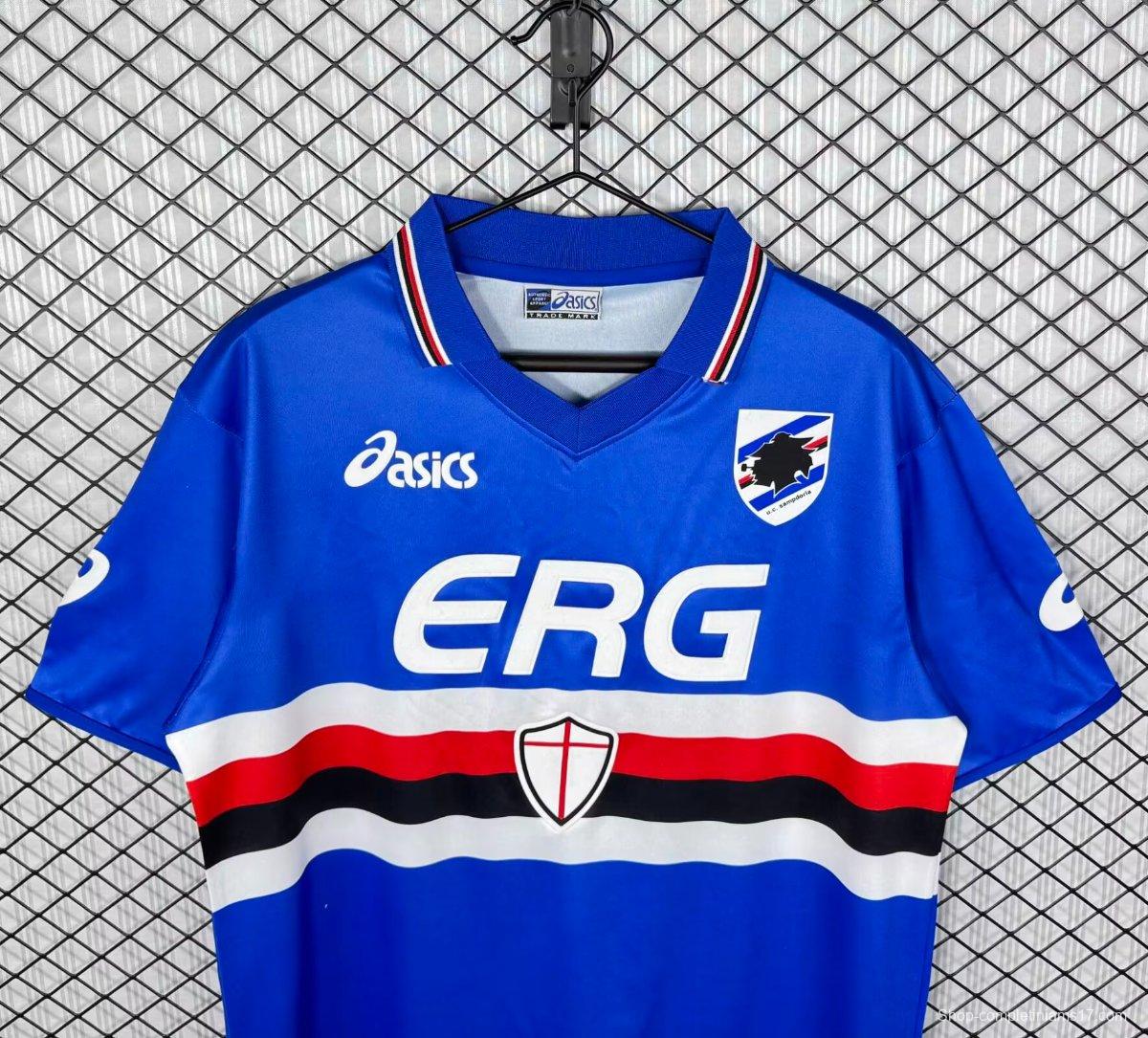Retro 03/04 Sampdoria Home Jersey