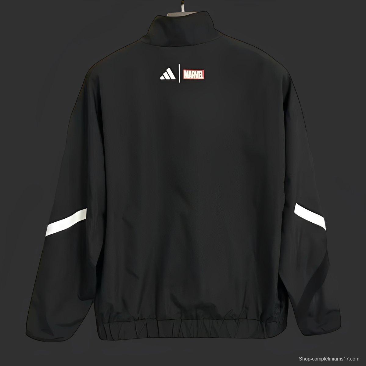 25/26 Real Madrid Avengers Full Zipper Windbreaker