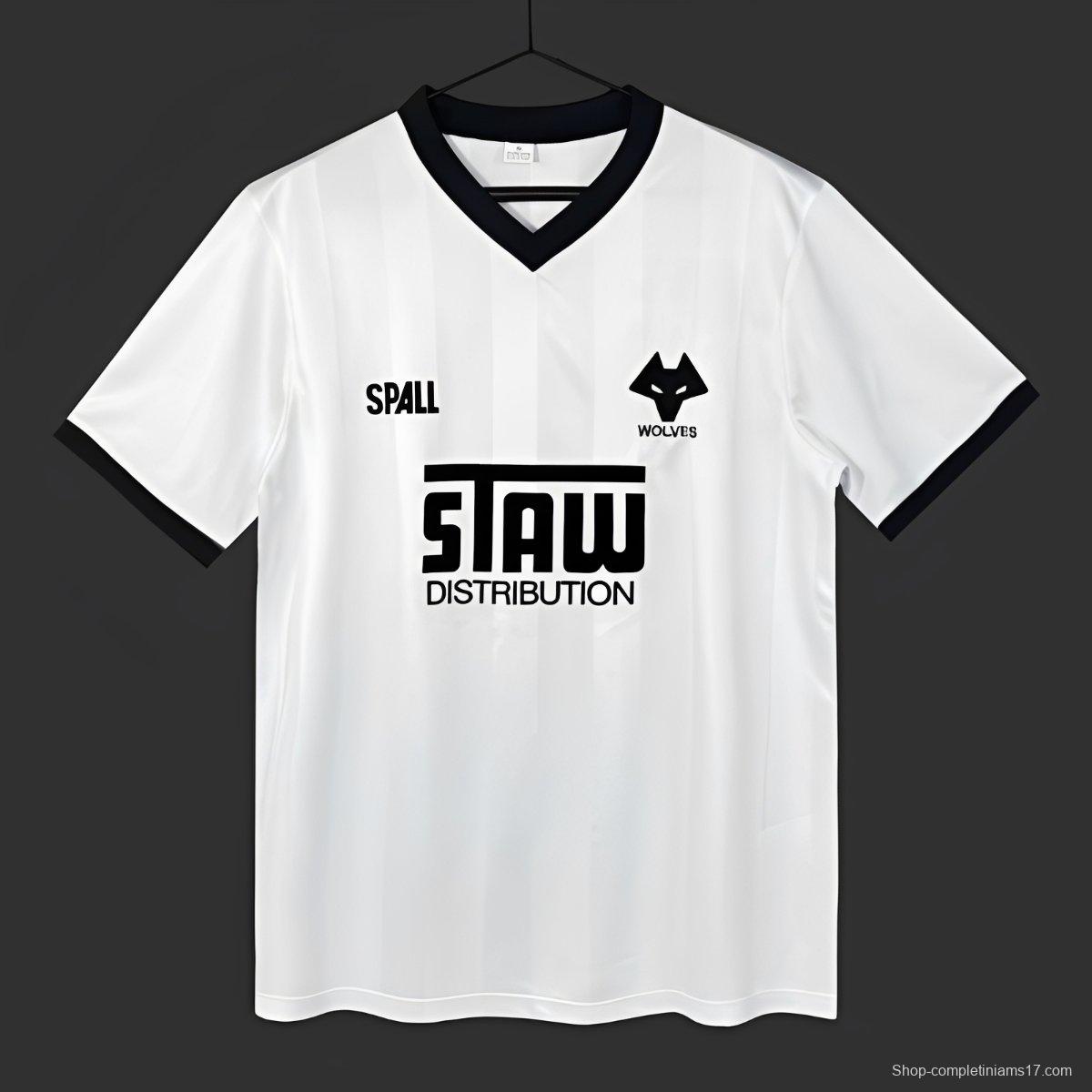 Retro 86/88 Wolverhampton Wanderers Away White Jersey