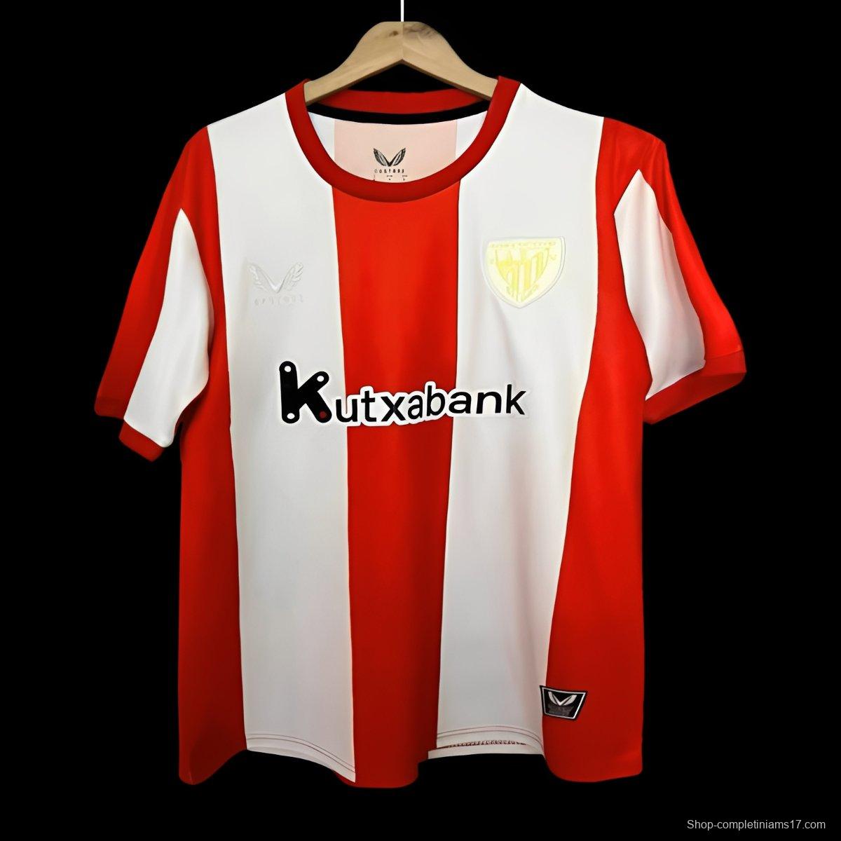 25/26 Athletic Club Bilbao Vintage Remake Home Jersey