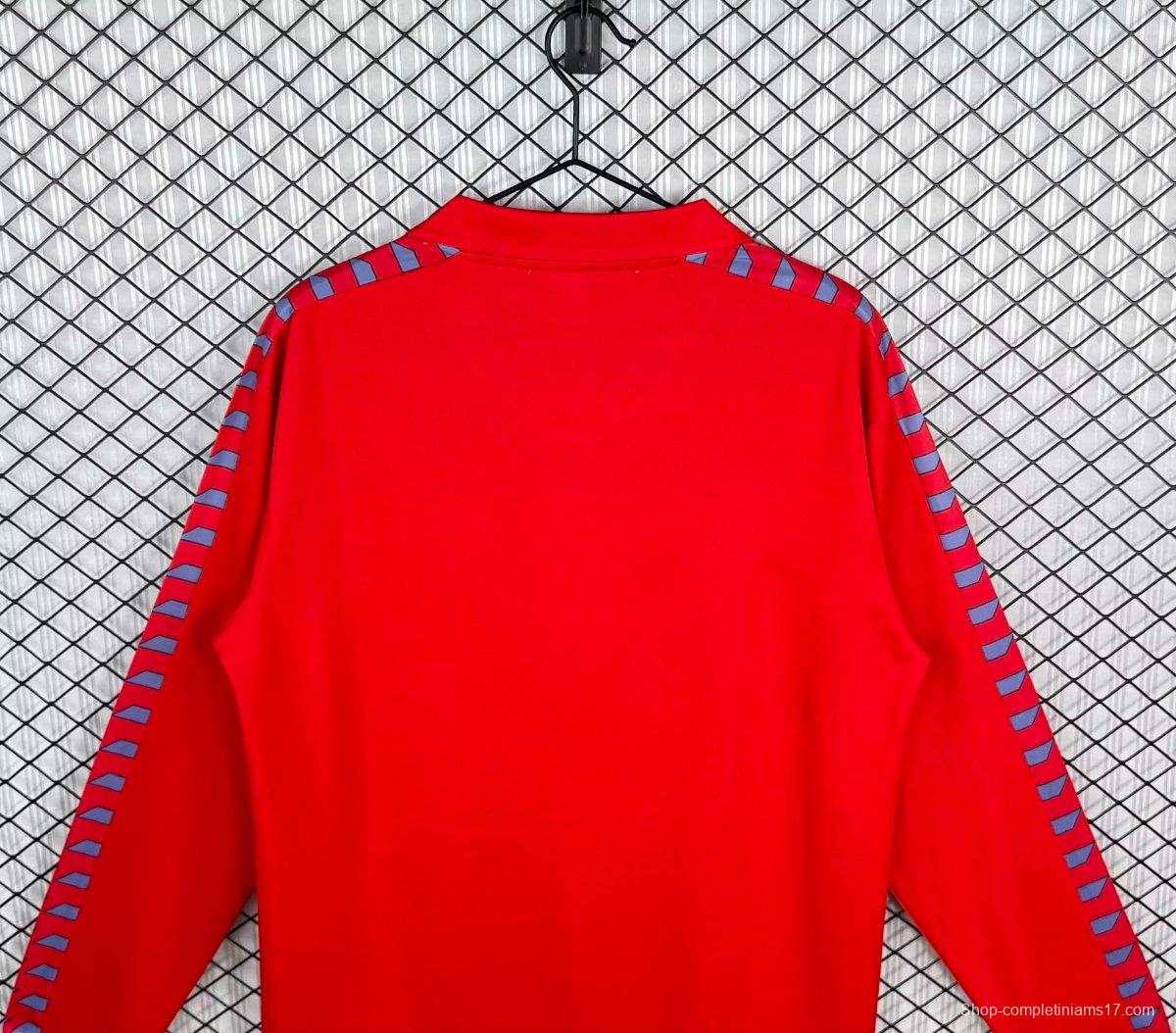 Retro 83/84 Osasuna Home Long Sleeve Jersey