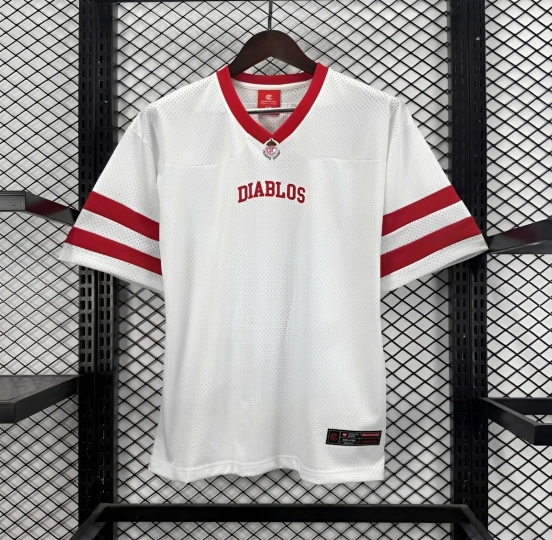 26/27 Toluca White Baseball Jersey