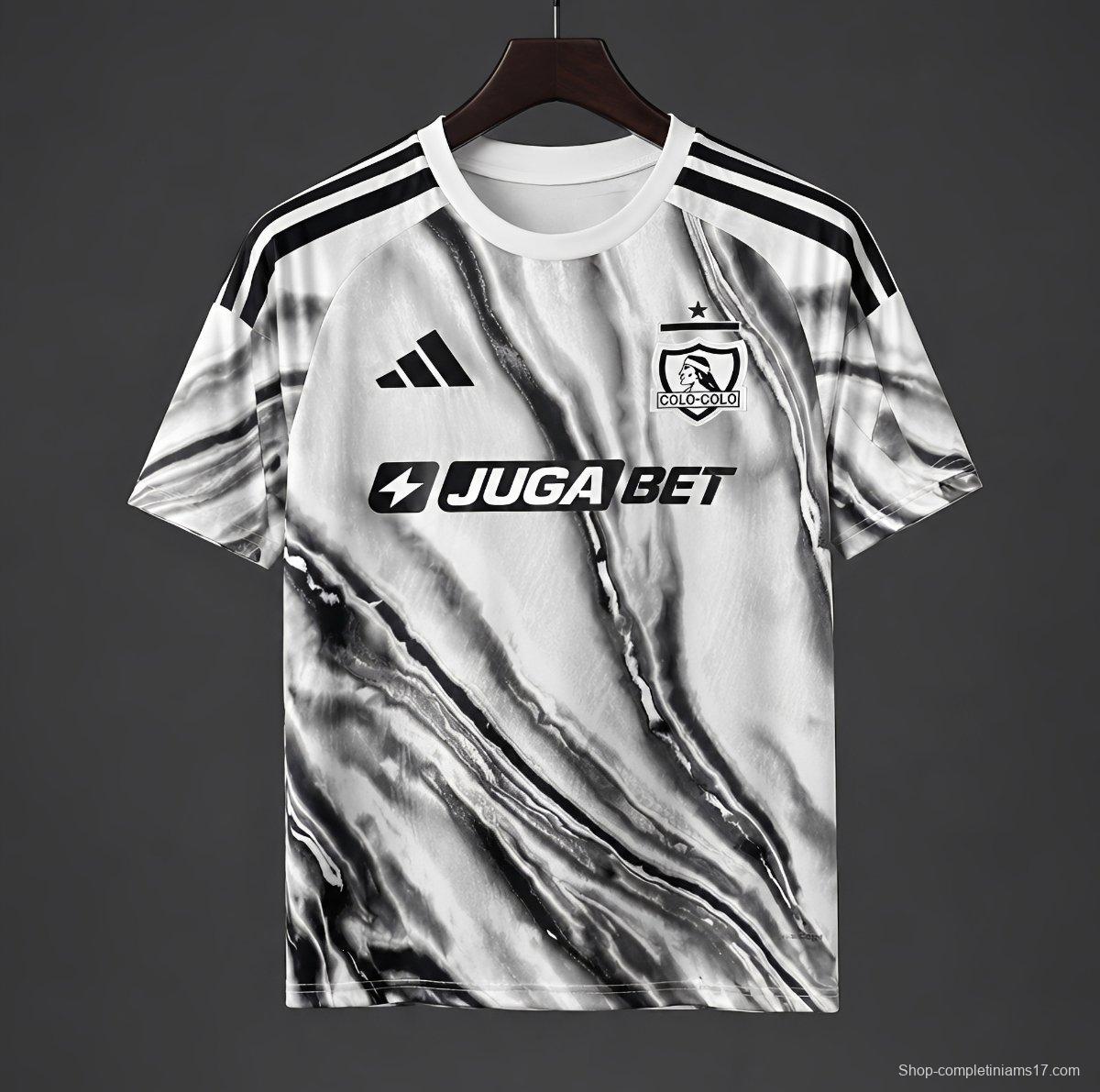 26/27 Colo Colo Black/White Marble Third Jersey