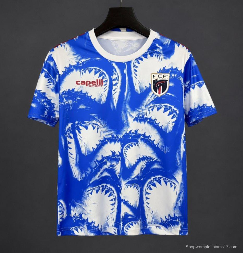 2026 World Cup Pre-Match Training Blue/White Jersey