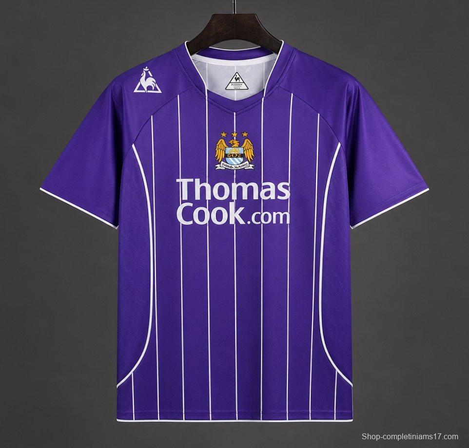 Retro 07/08 Manchester City Away Purple Jersey