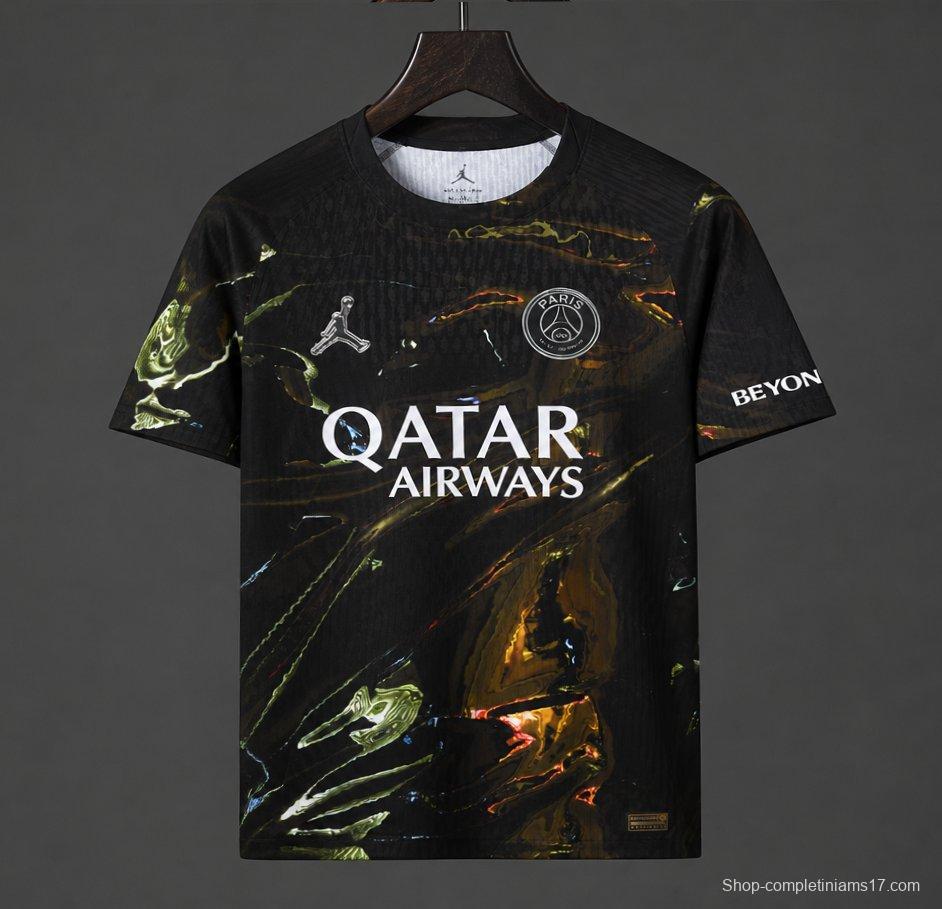 25/26 PSG Jordan Night Edition Jersey With Paris 75 Labubu Printing