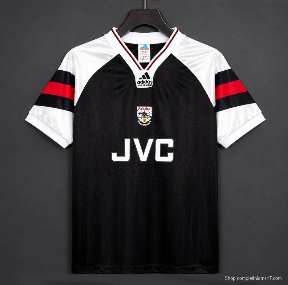 Retro 92/94 Arsenal Away Black Jersey