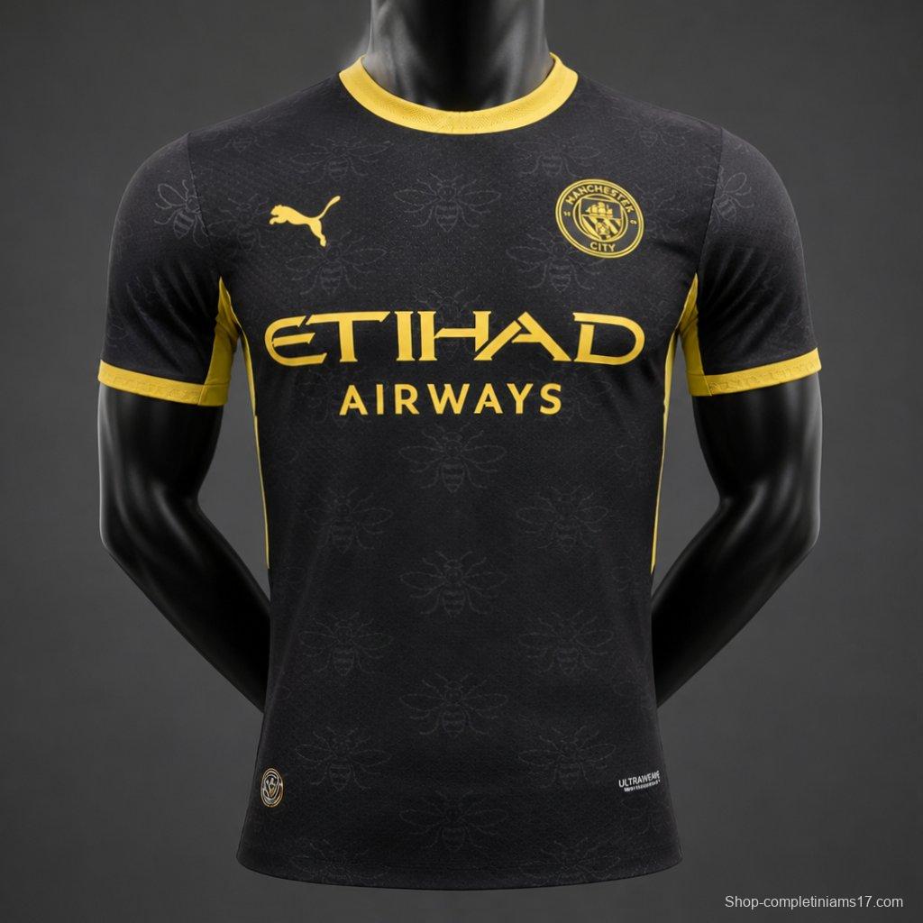 Player Version 26/27 Manchester United Red Away Black Jersey