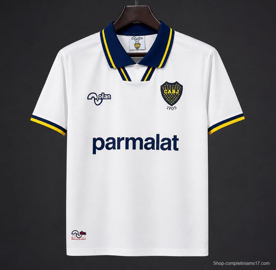 Retro 92/93 Boca Juniors Away White Jersey
