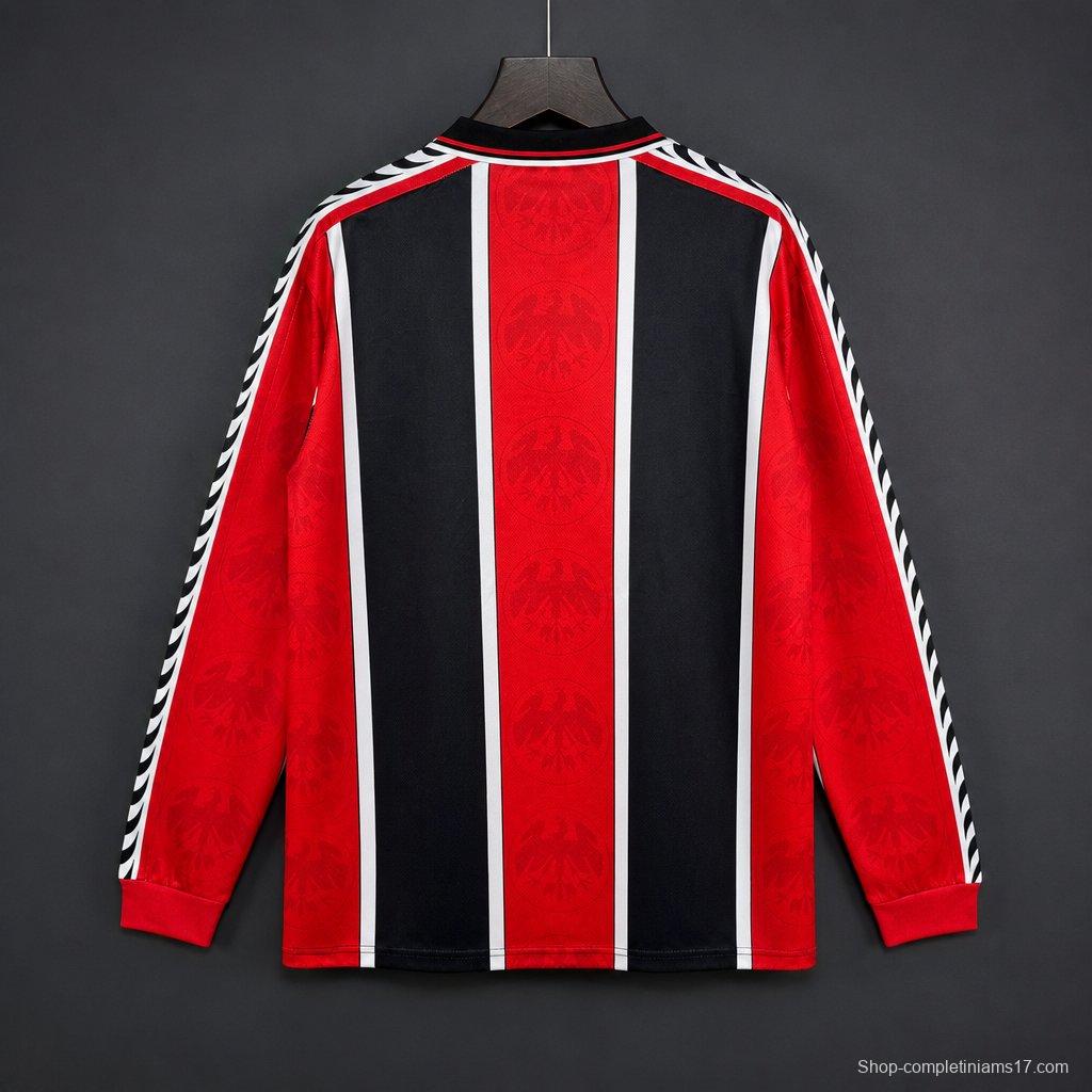 Retro 95/96 Eintracht Frankfurt Home Long Sleeve Jersey