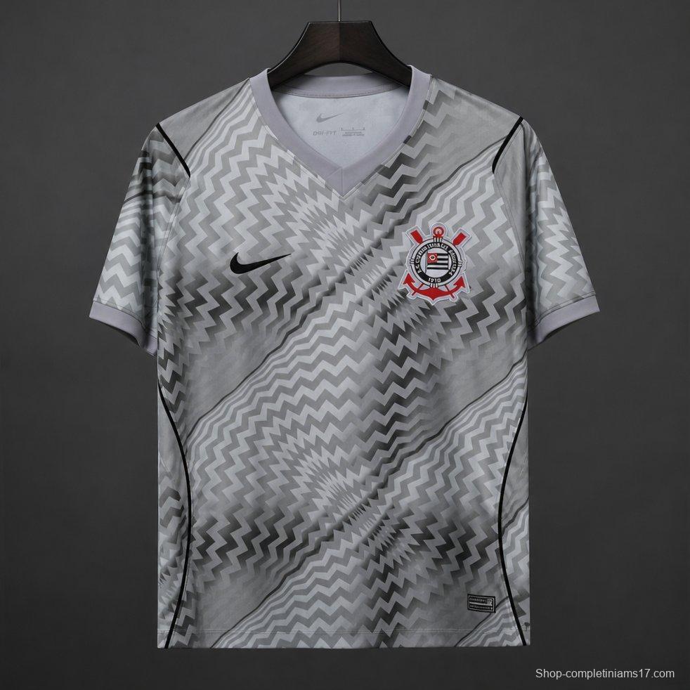 26/27 Corinthians Goalkeeper Jersey With Distinctive Black
