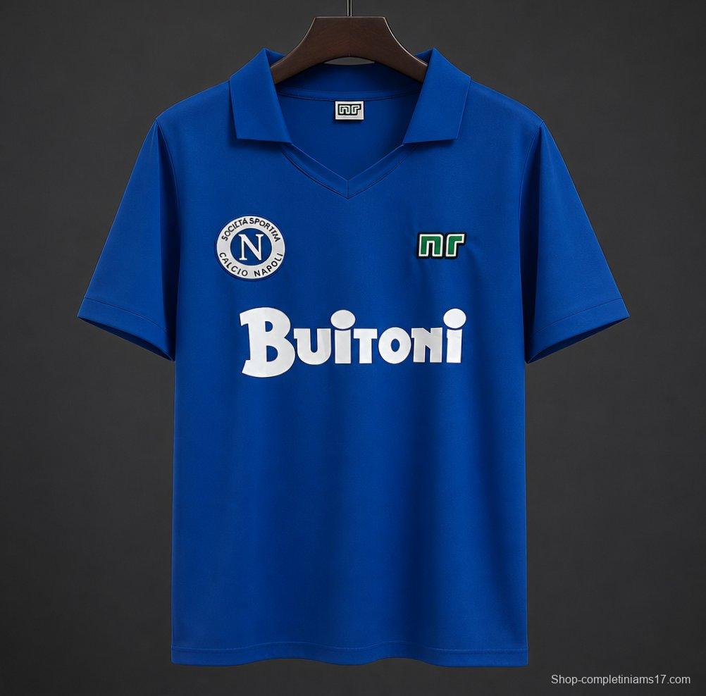Retro 85/86 Napoli Home Jersey