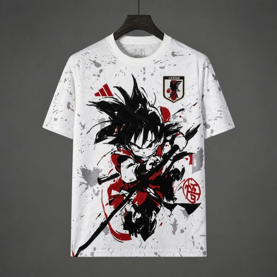 2026 Japan x Dragon Ball White Special Edition Jersey