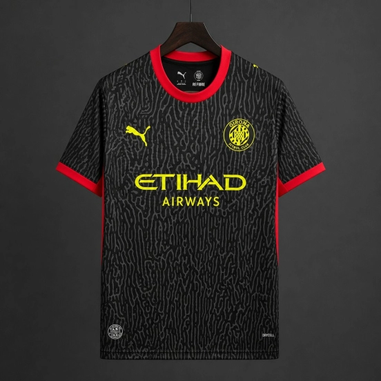 26/27 Girona Away Black Jersey