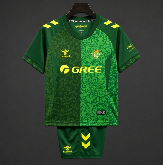 26/27 Kids Real Betis Away Green Jersey