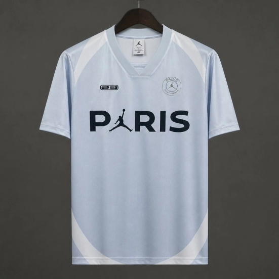 26/27 Jordan x PSG Paris Saint-Germain Fanswear Jersey - Pure Platinum / Light Blue