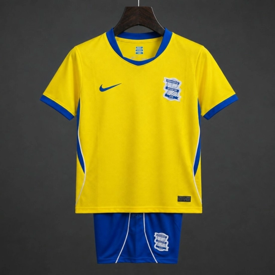 26/27 Kids Birmingham City Away Yellow Kits Jersey